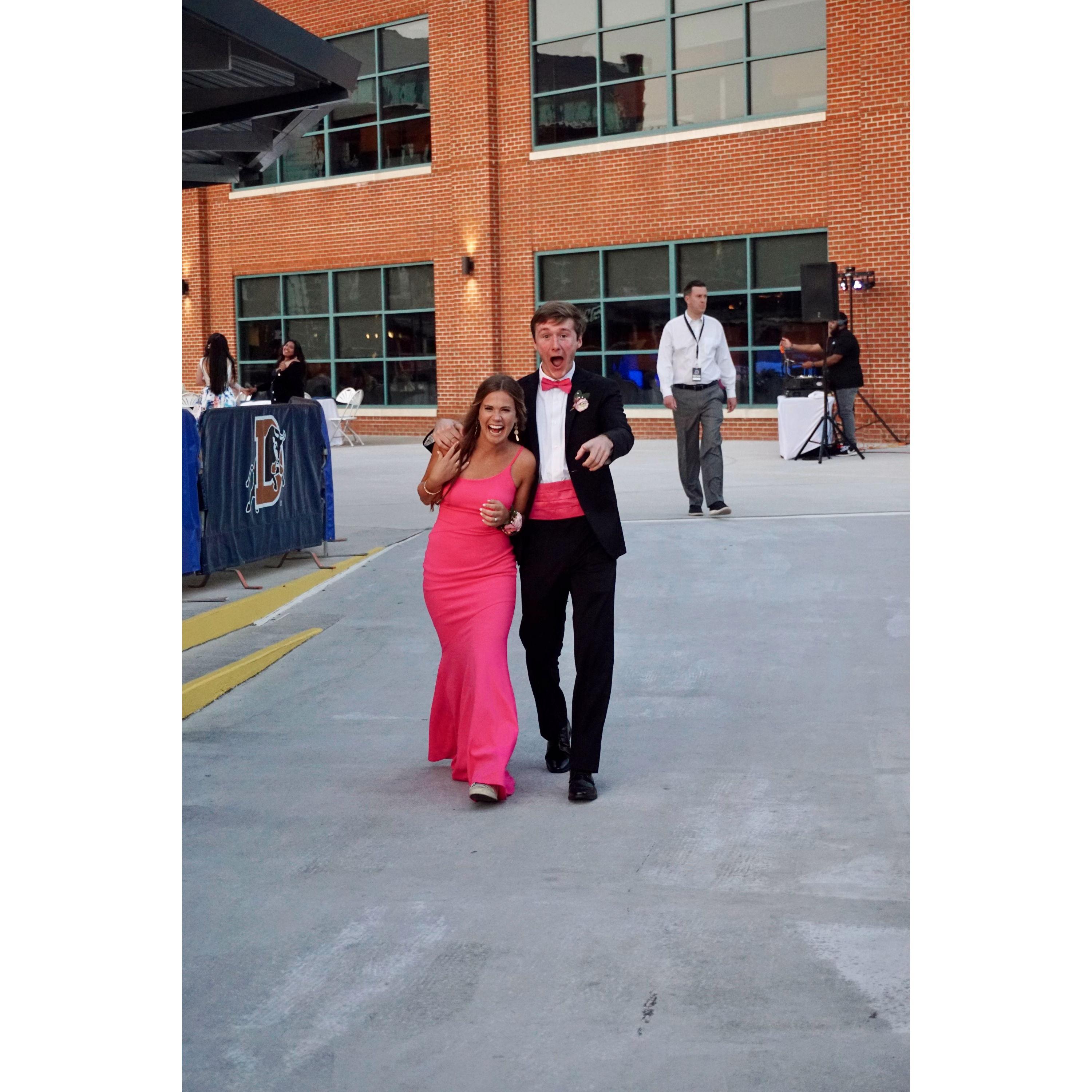 Senior prom! The night we started dating!