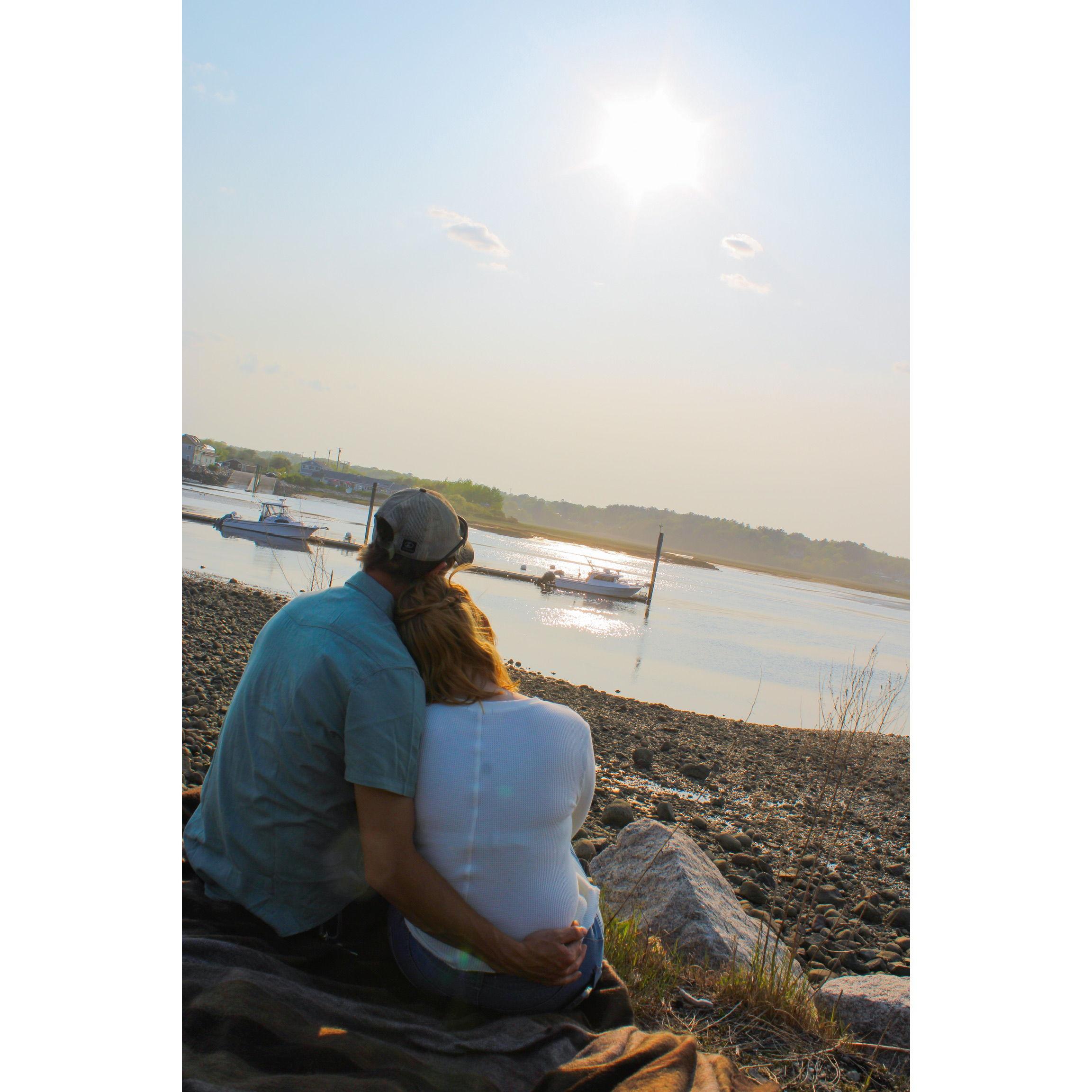 May 21, 2023 - "Babe can we get a picture of us looking at the boats even though we'd be sitting in the parking lot!? No one will know"
