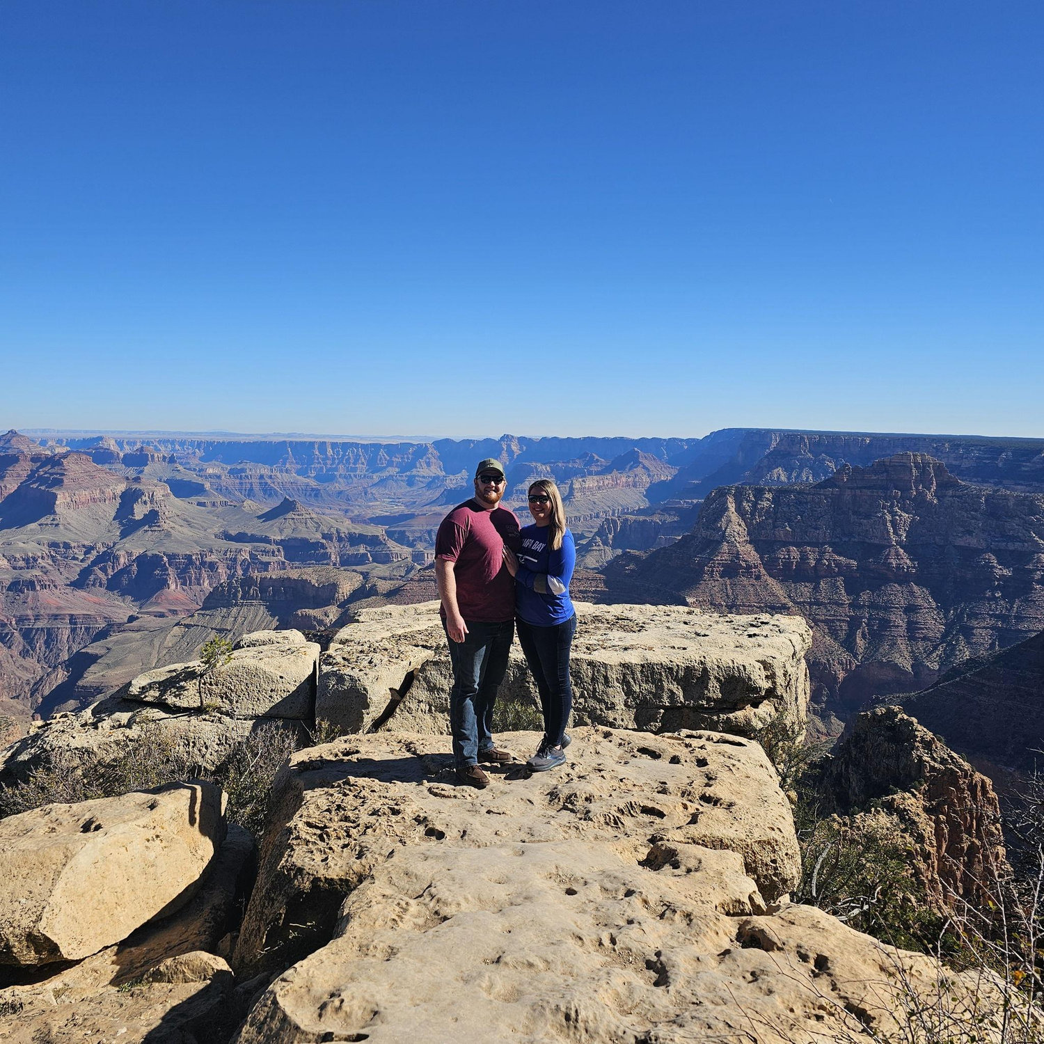 Love you from the falls of Niagara to the top of the Grand Canyon