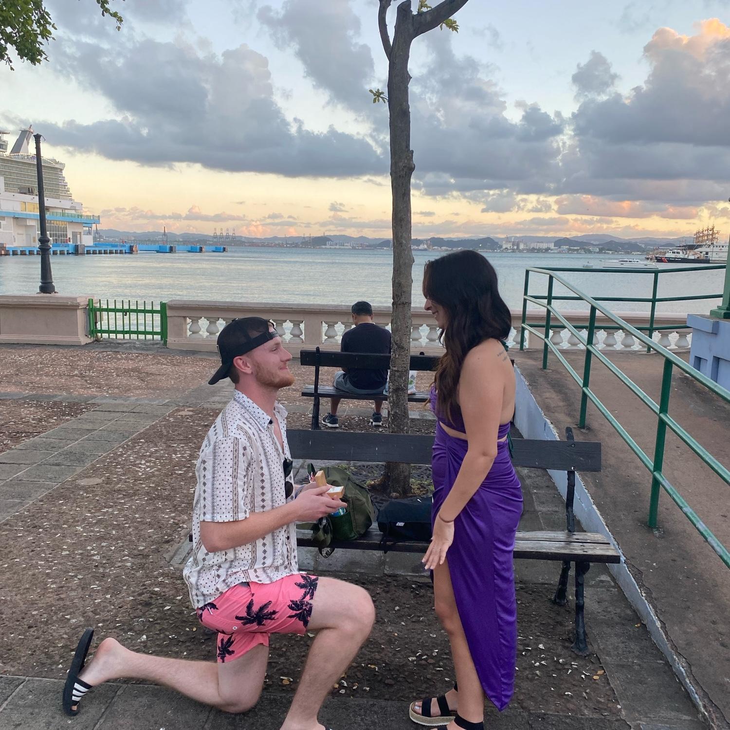 Engaged in San Juan!