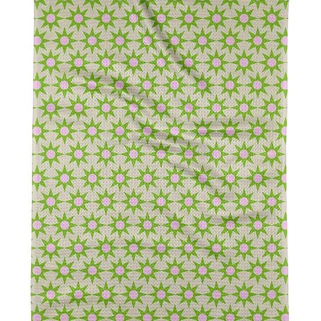 GEOMETRY Kitchen Towels - Quick Dry Microfiber Cloth Dish Towels for Kitchen Drying - Premium Quick Dry Towel (Sweet Green, 1-Pack)
