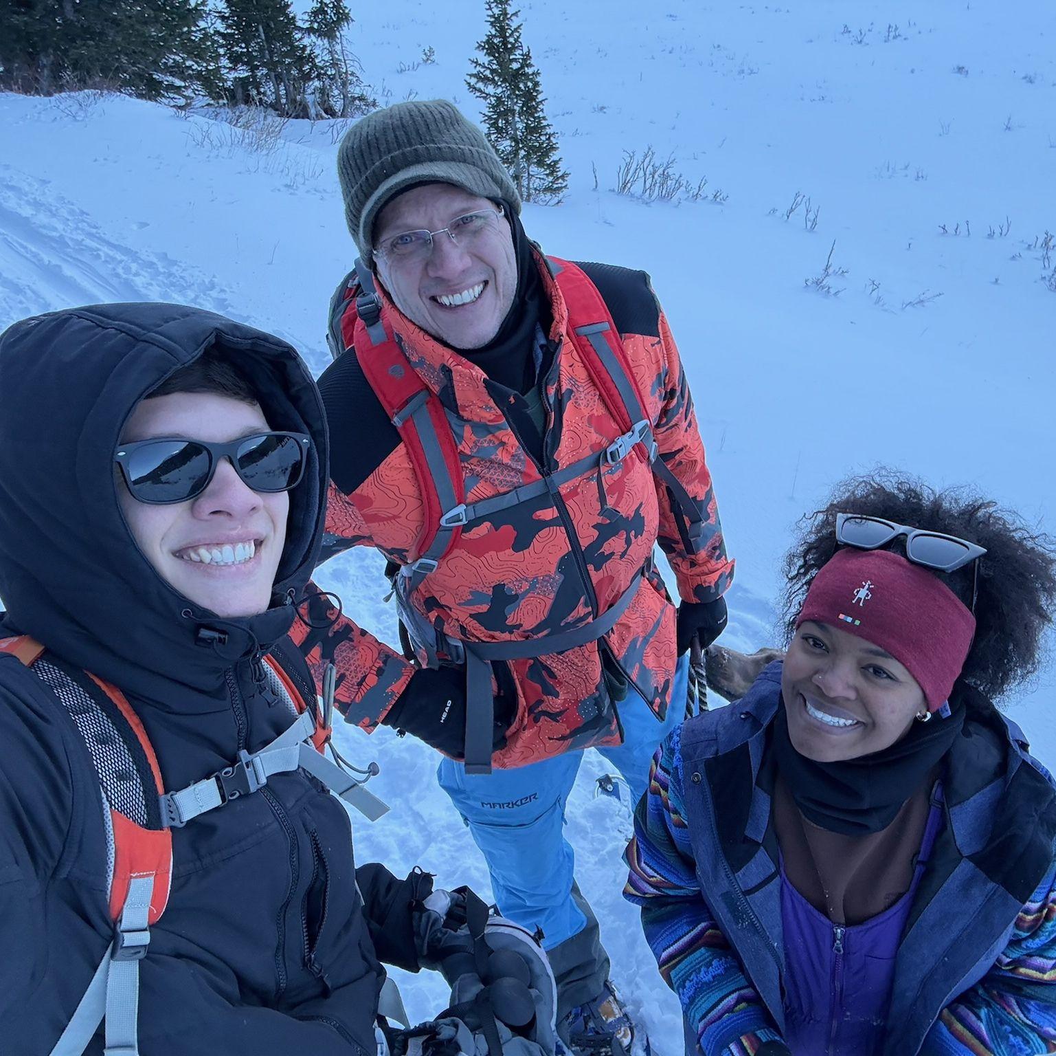 Snowshoeing w/ Julia & my dad in Colorado