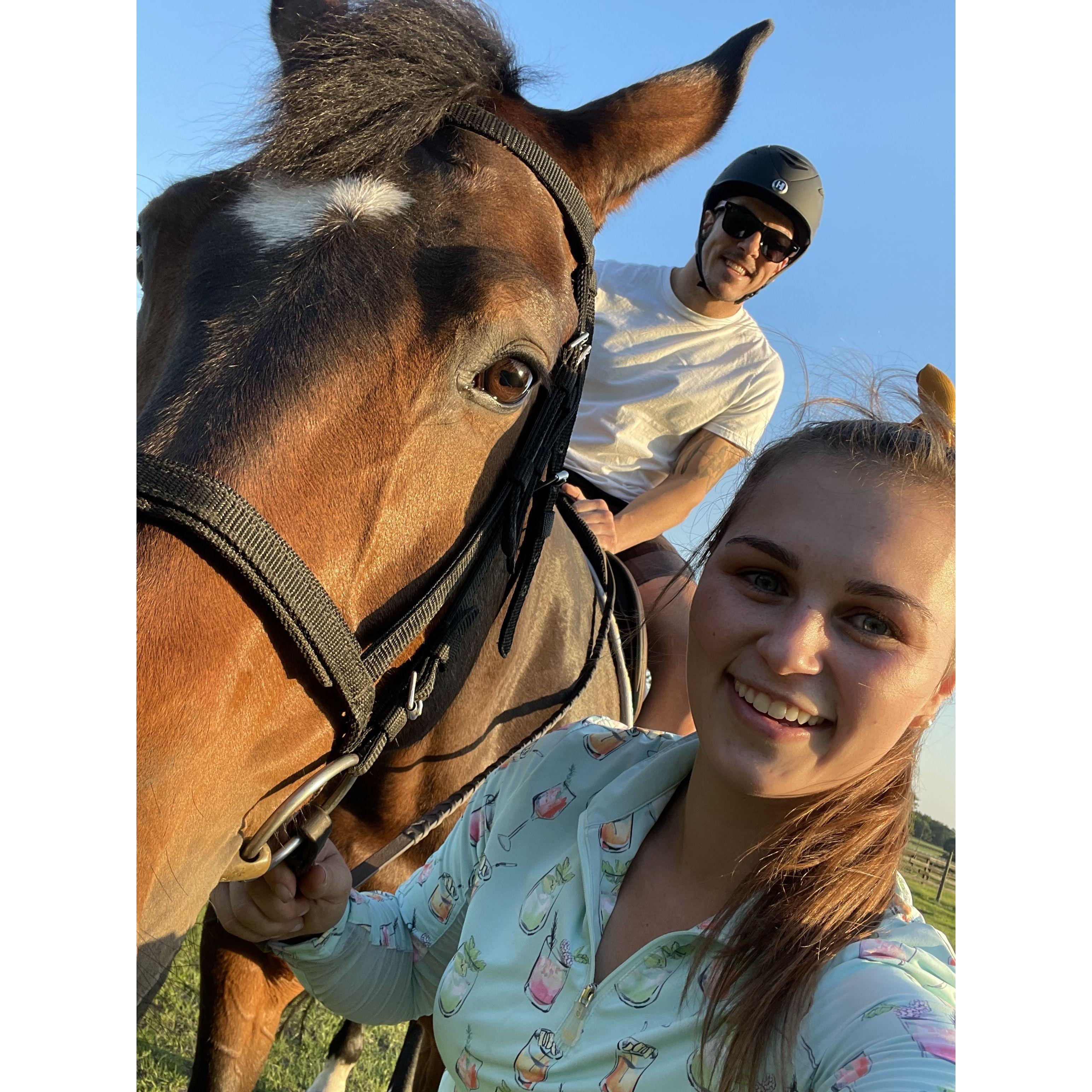 Our first photo together!