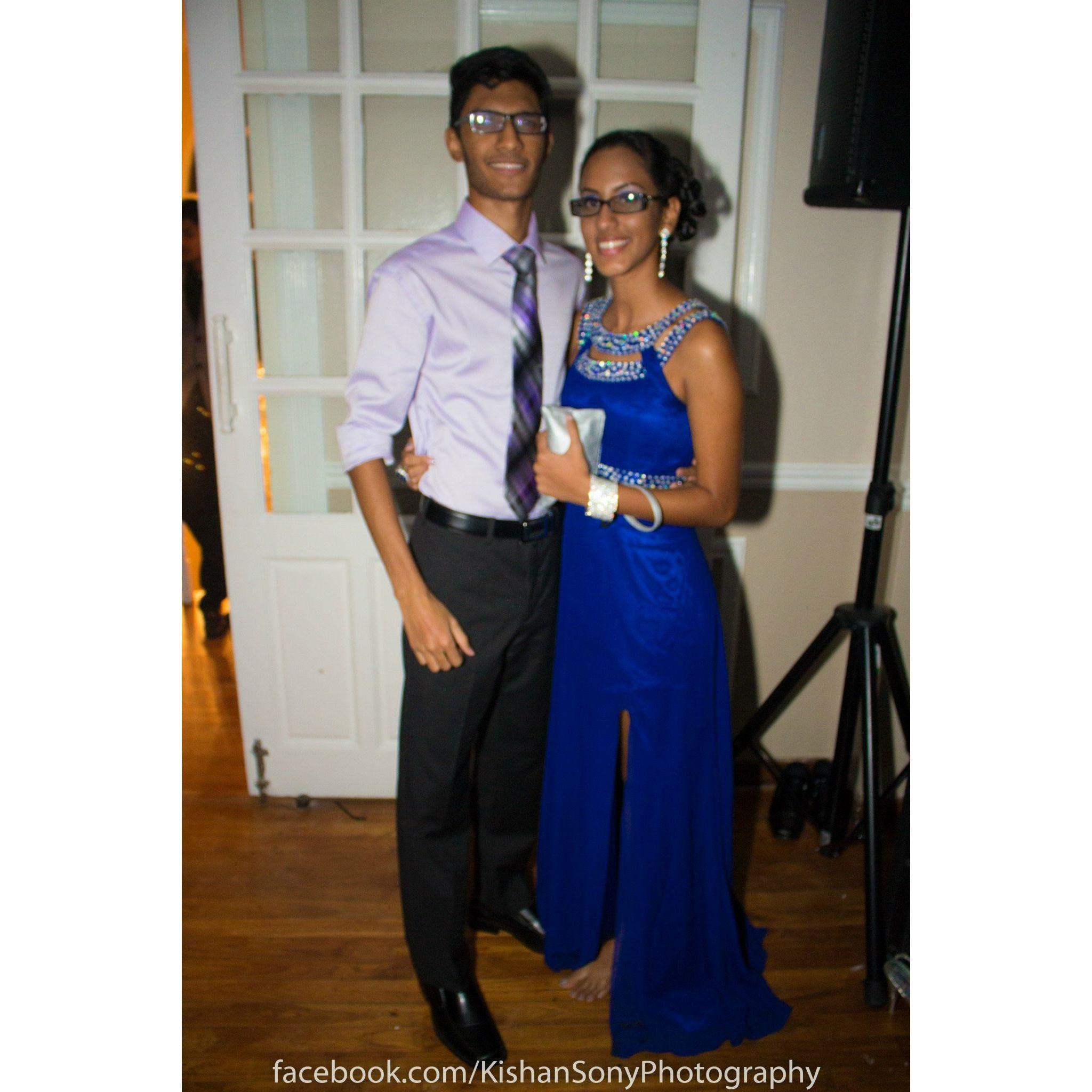 2014 - Tiff's graduation ball.