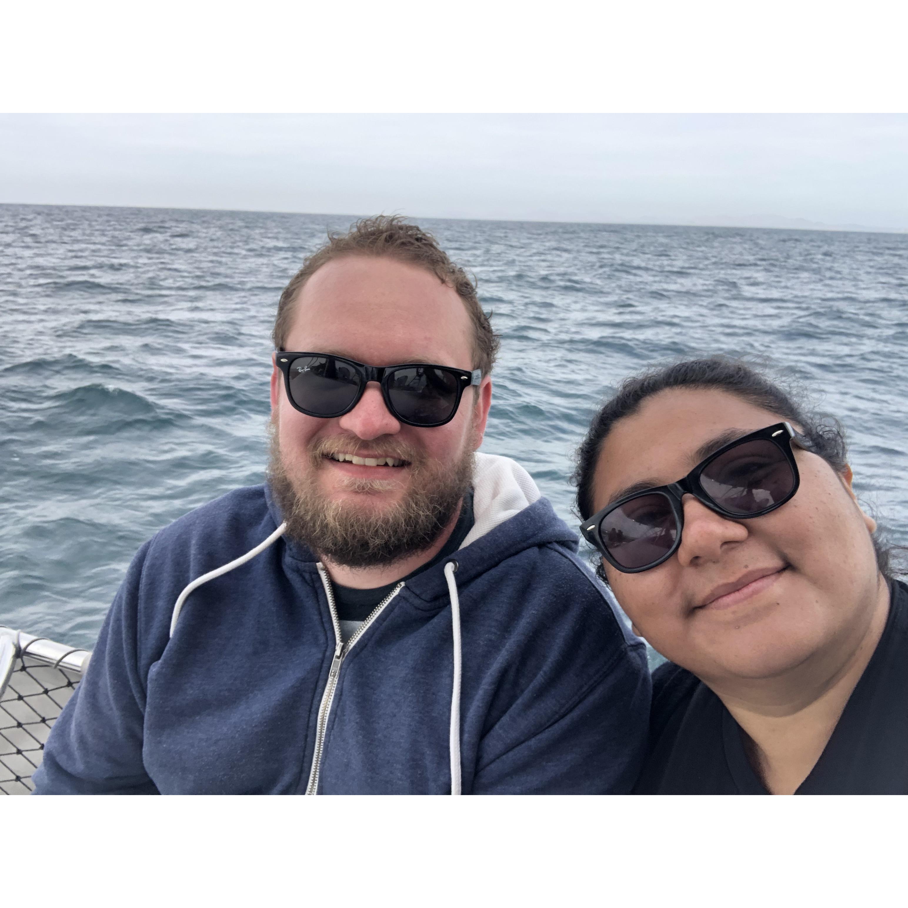 Because we are happiest on a boat!