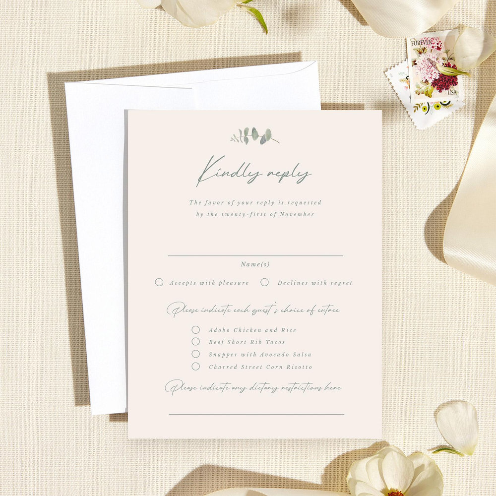 Verde Classic | White | Zola Wedding Invitations