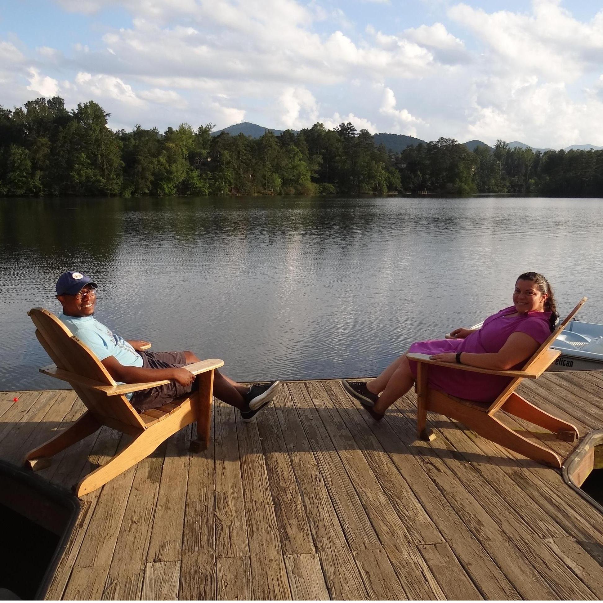 This is the life! Give us a lake or river, and we are at peace.