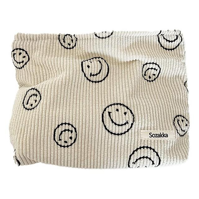 Velvet Makeup Bag Cosmetic Bag for Women Large Capacity Canvas Makeup Bags Travel Toiletry Bag Accessories Organizer Purse