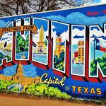 Greetings From Austin Mural