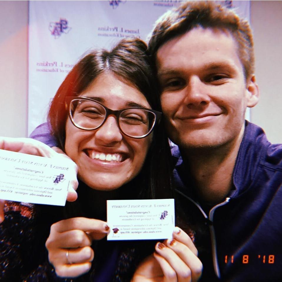 November 8, 2018: WE APPLIED FOR GRADUATION TOGETHER!