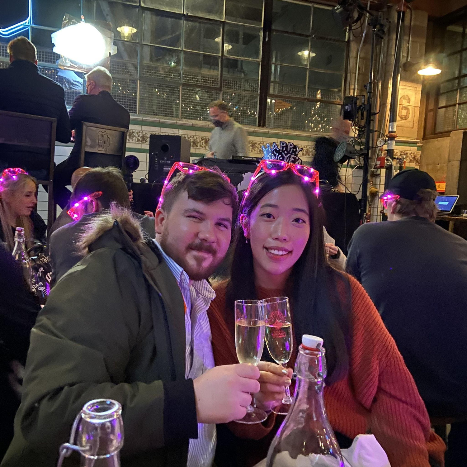 Hayden and Ruby celebrated their first New Year's in Seattle, WA after they moved there for Ruby's PhD program at the end of 2021.