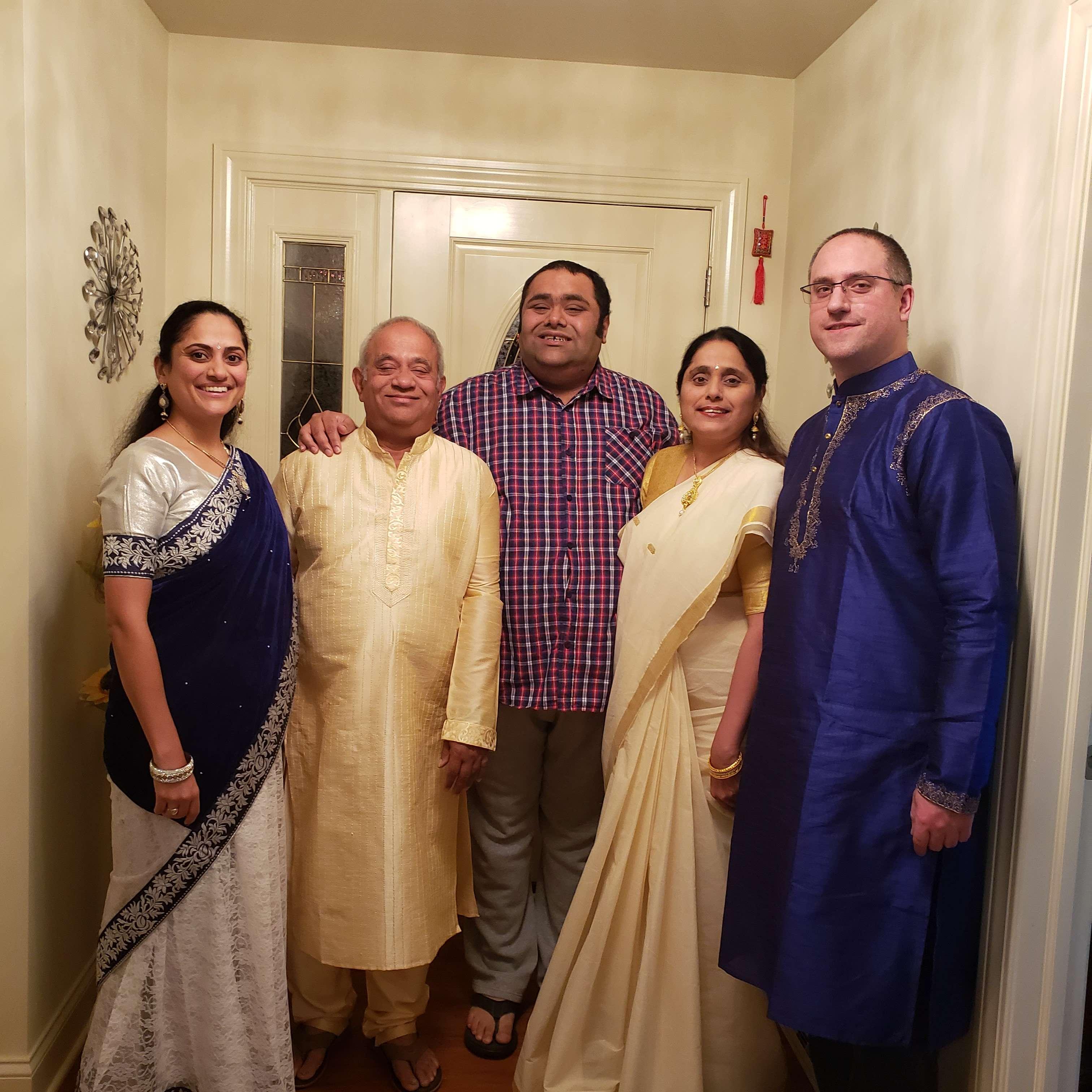 with Pappu family, Diwali 2021.