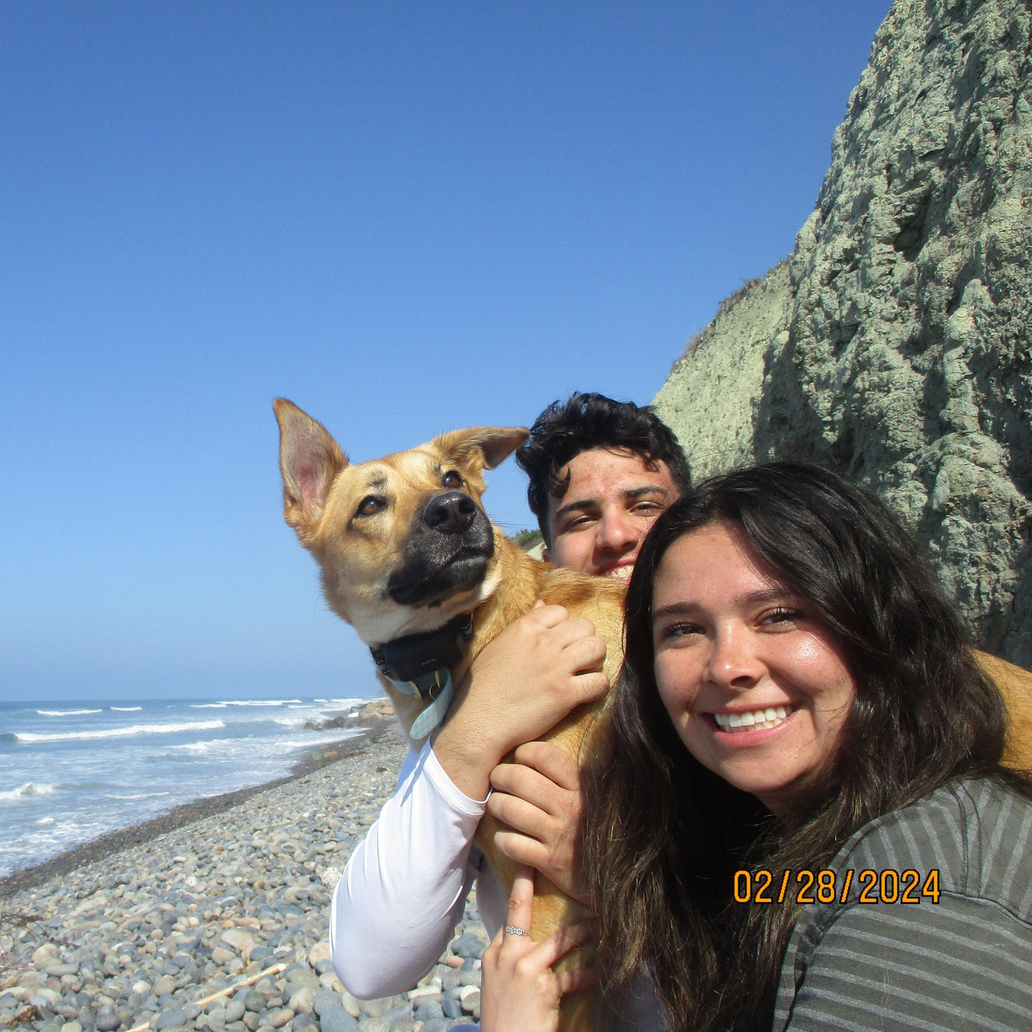 Our first beach trip with storm! 02.28.2024