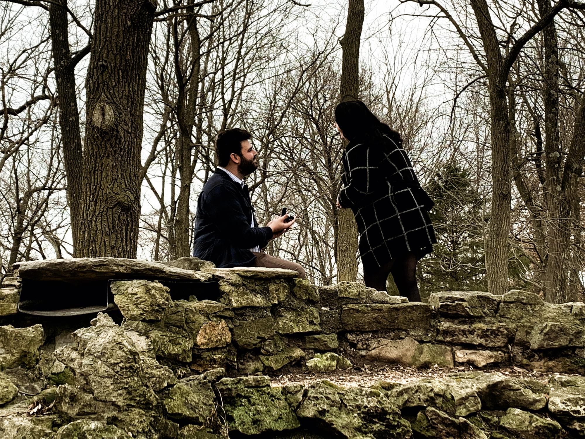 Joseph pops the question! Madi was taken completely by surprise!