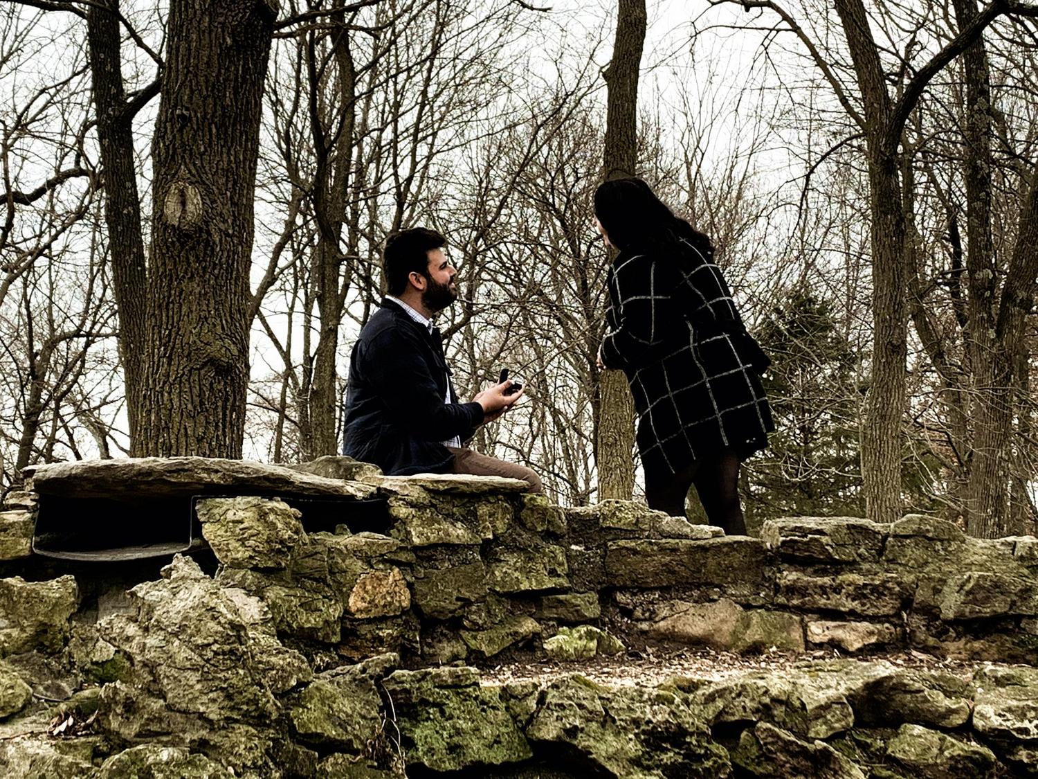 Joseph pops the question! Madi was taken completely by surprise!