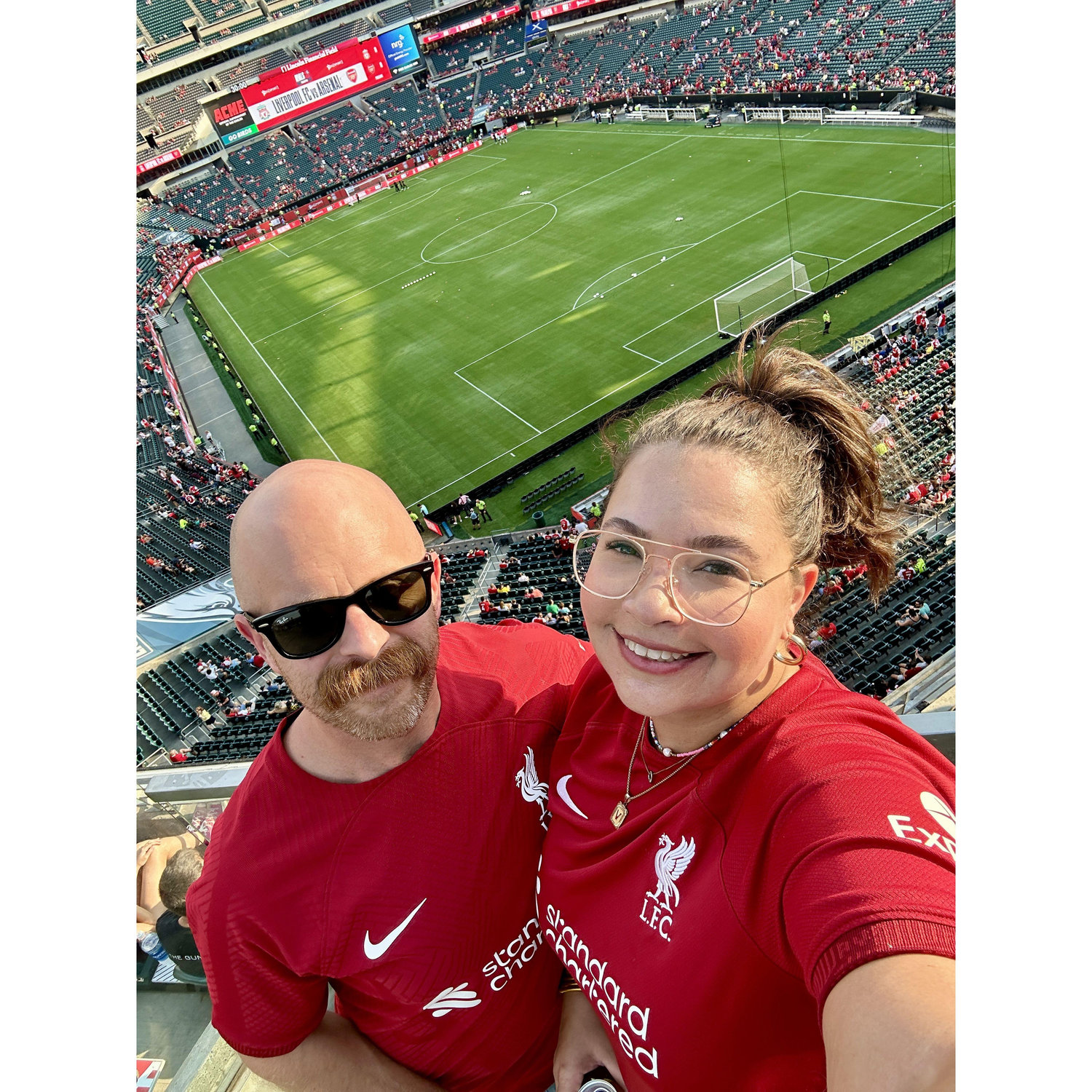 2024: Seeing Liverpool play for the first time!