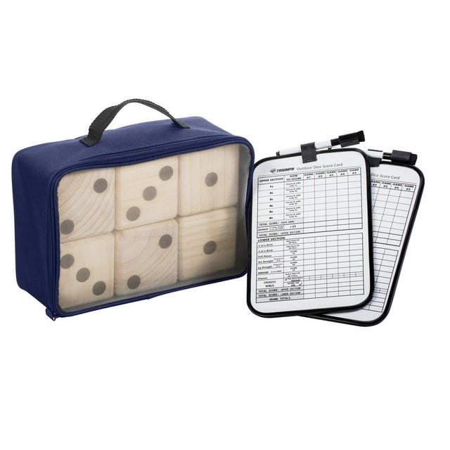 Big Roller Wooden Lawn Dice Giant Games