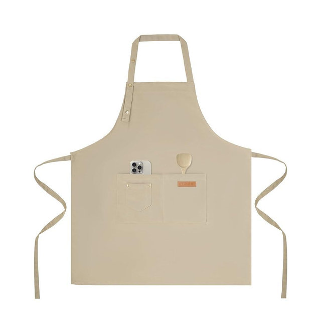 Tosewever Art Aprons for Women Painting Pottery Baking, Mens Buckle Straps Kitchen Apron with Pockets for Chef Cooking