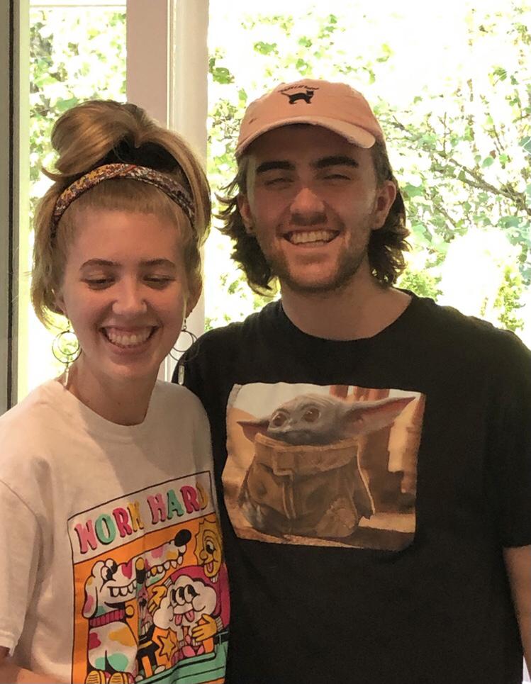 The time we both blinked during a photo.