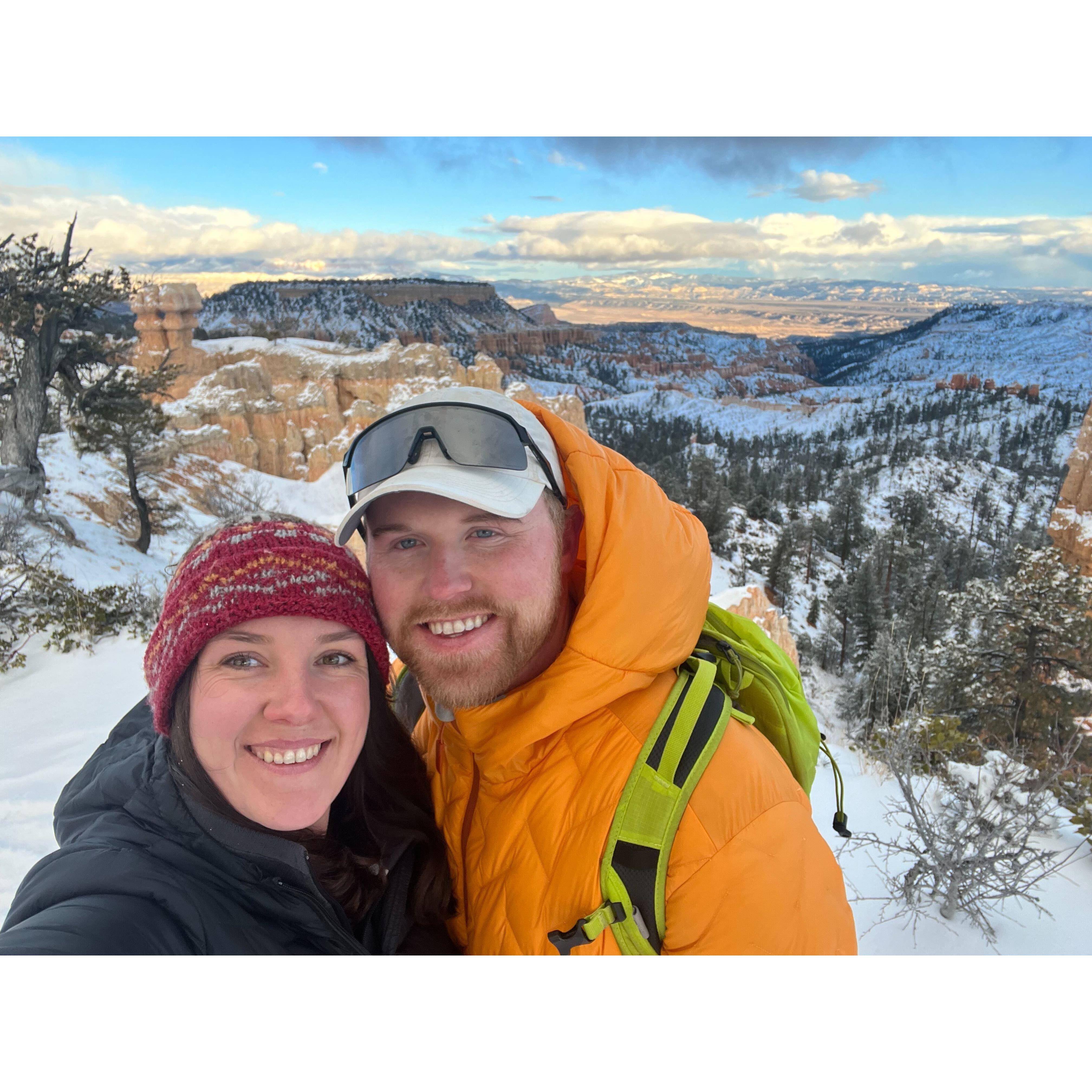 Seeing Bryce Canyon National Park in the snow was magical!