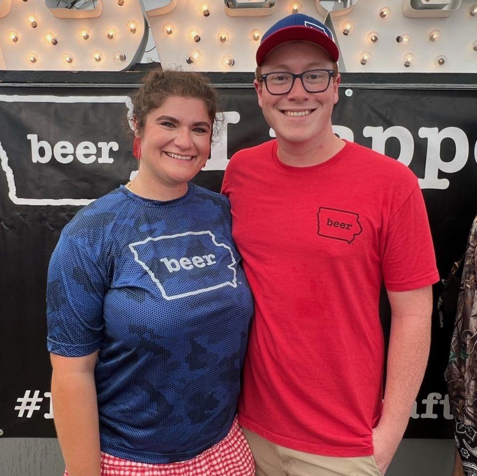 Aug 2025: Continuing the Iowa State Fair tradition, this time with the excitement knowing the tent is the wedding venue!