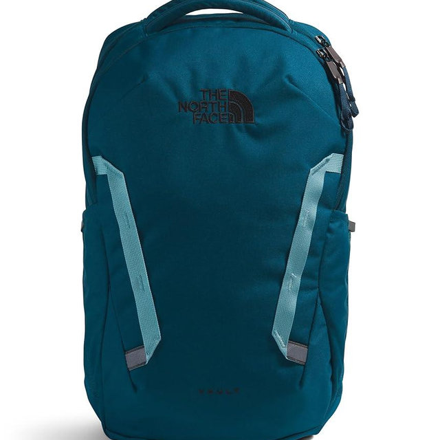 THE NORTH FACE Vault Everyday Laptop Backpack - PFAS Free, Midnight Petrol/Algae Blue, One Size