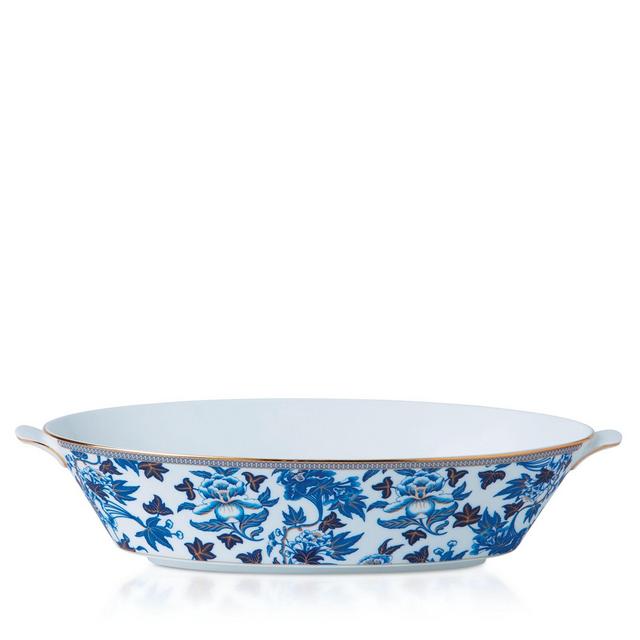 Wedgwood Hibiscus Oval Serving Bowl