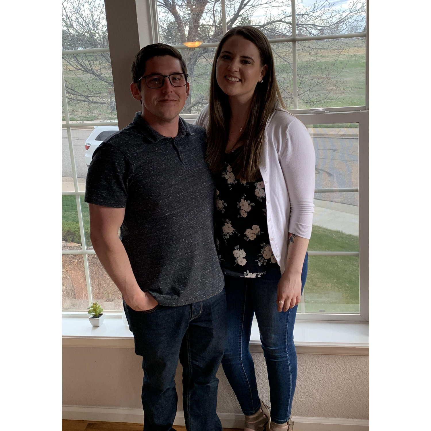 April 2019 - Our 1st Easter together at Sarah & Dan's house in Castle Rock, CO.