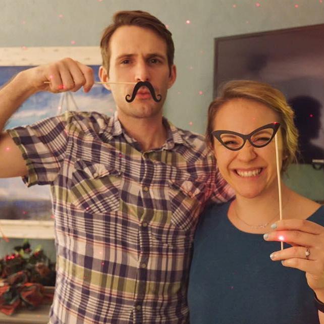 Goofing around on Christmas Eve