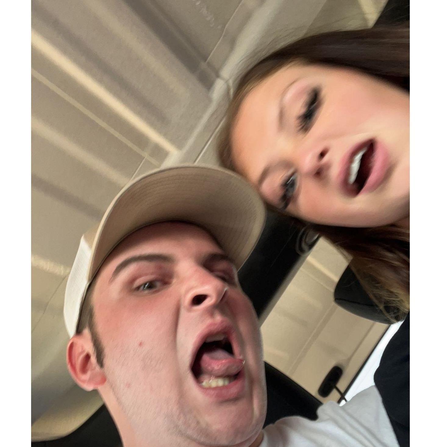 And another funny selfie….