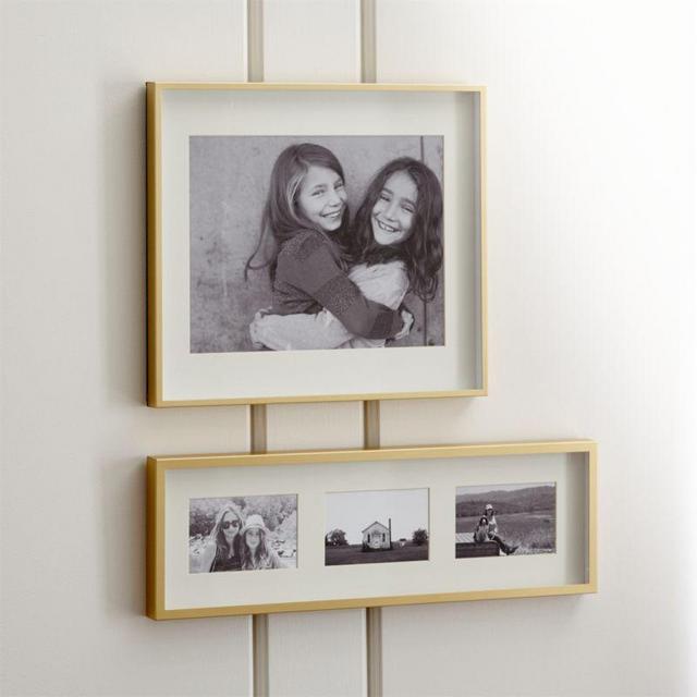 Brushed Brass Wall Frames - for wedding photos!