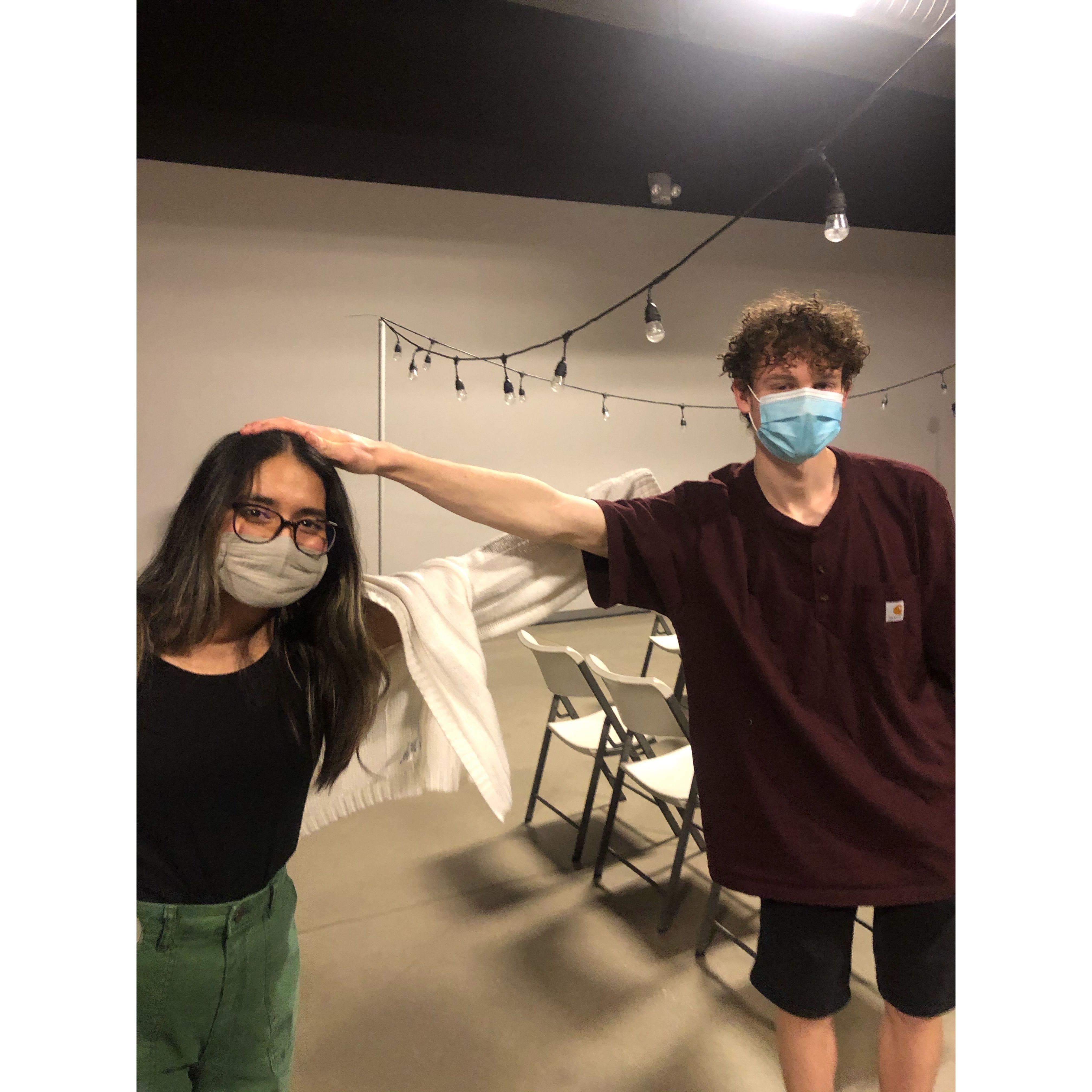 We started dating in 2021 in the midst of covid!