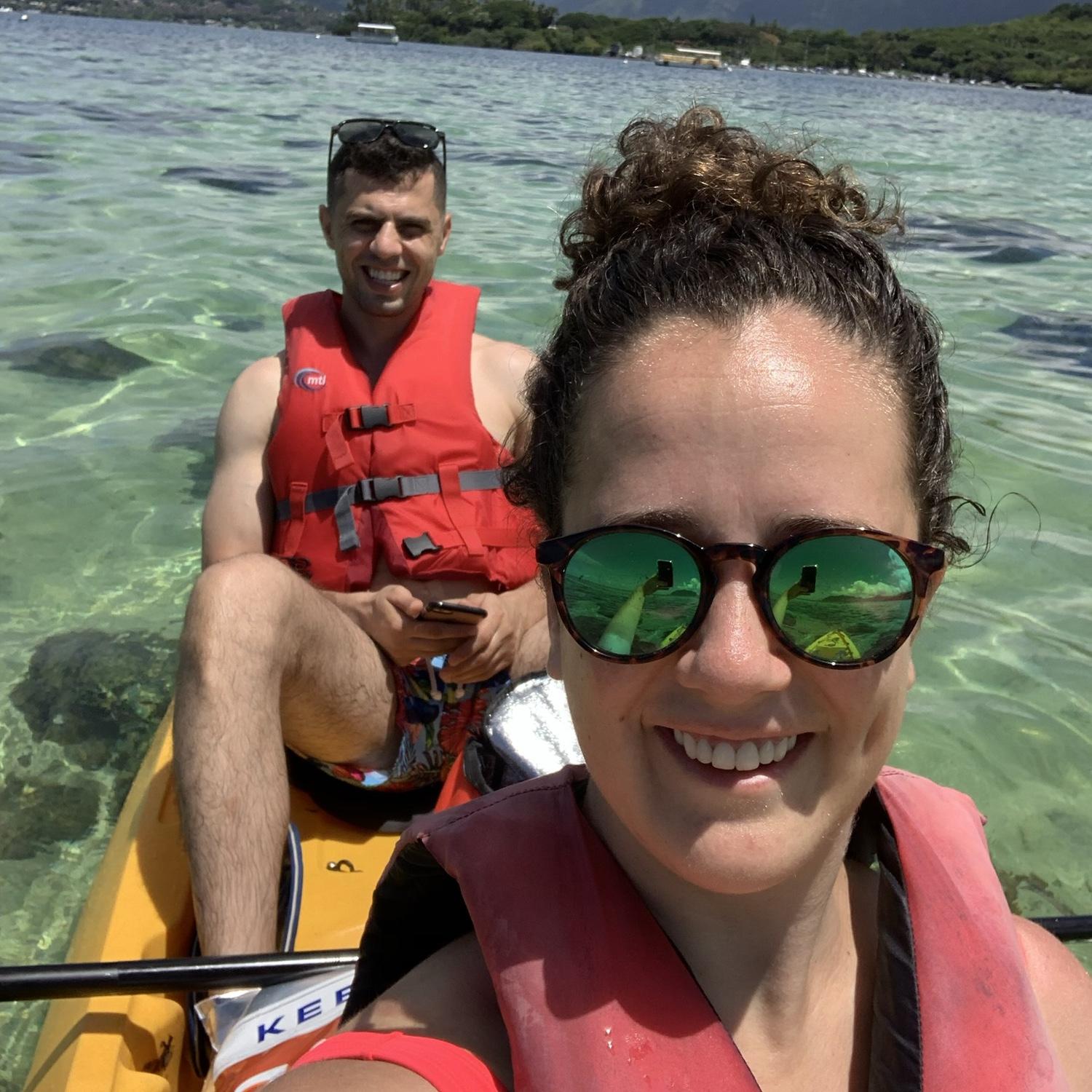Kayaking has always been one of our favorite outdoor activities together - Hawaii summer 2019 🛶☀️