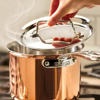 C4 Copper 2 Qt. Sauce Pan with Lid