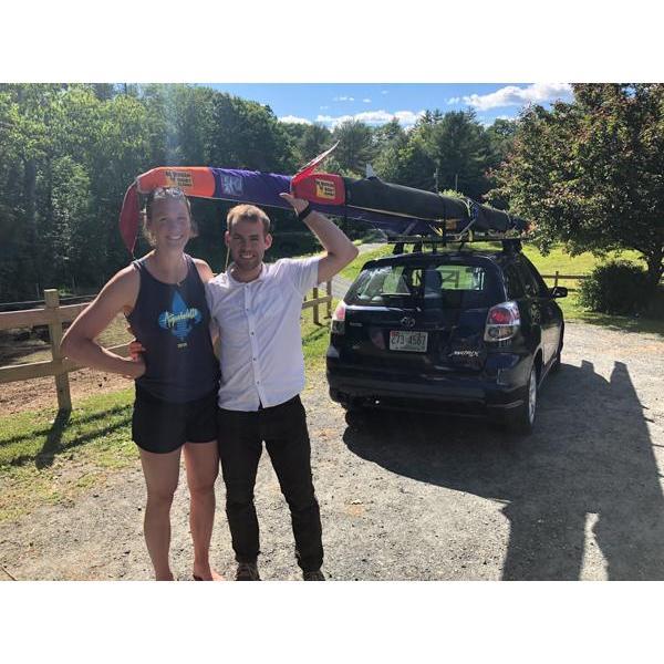 Car-topped the singles to Lake Megunticook so that Heidi could experience Camden, Maine-- Hunter's "happy place."