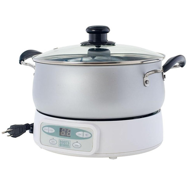 Roots & Harvest Automatic Jam and Jelly Maker, Silver – Easy-to-use