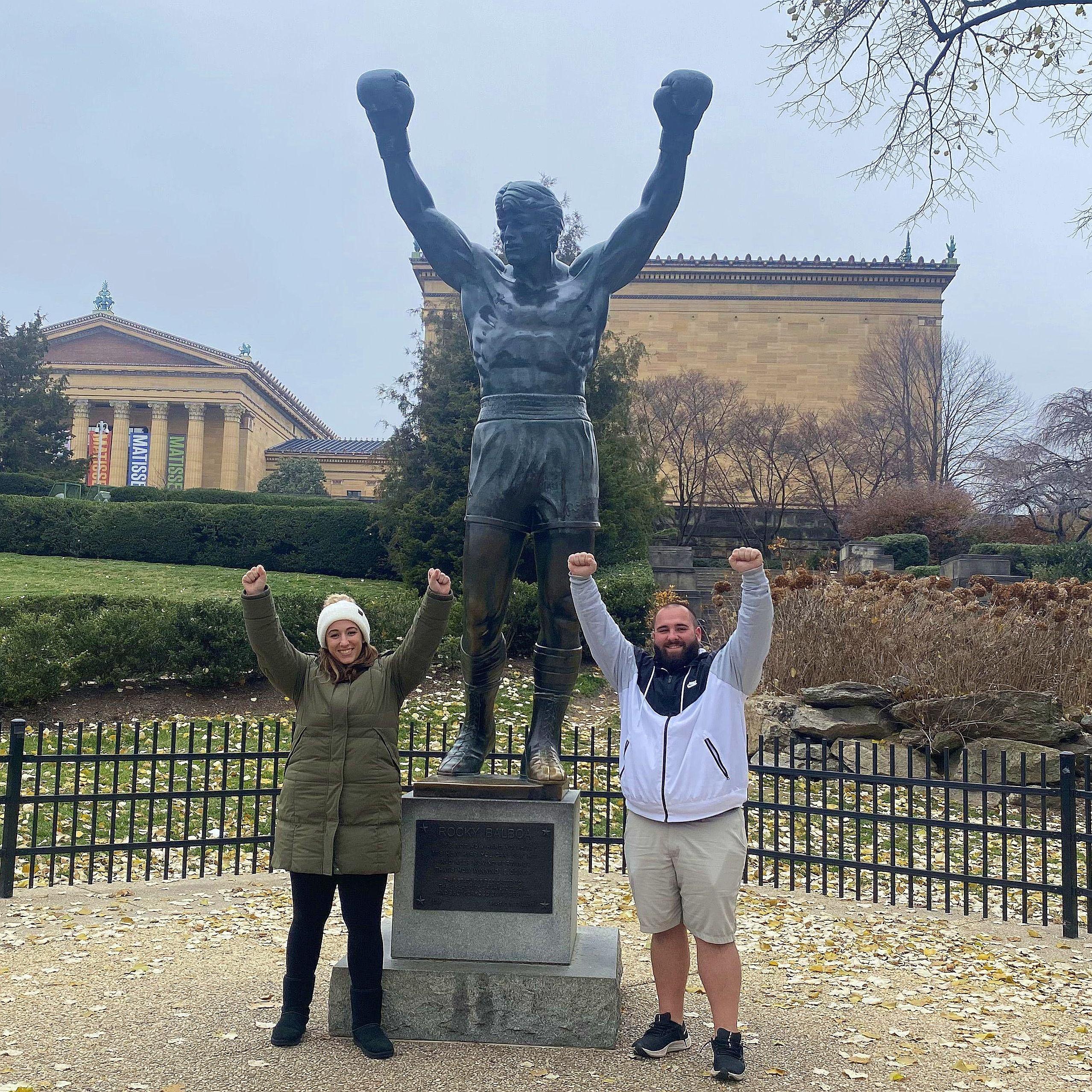 The Rocky Statue in Philadelphia 2023