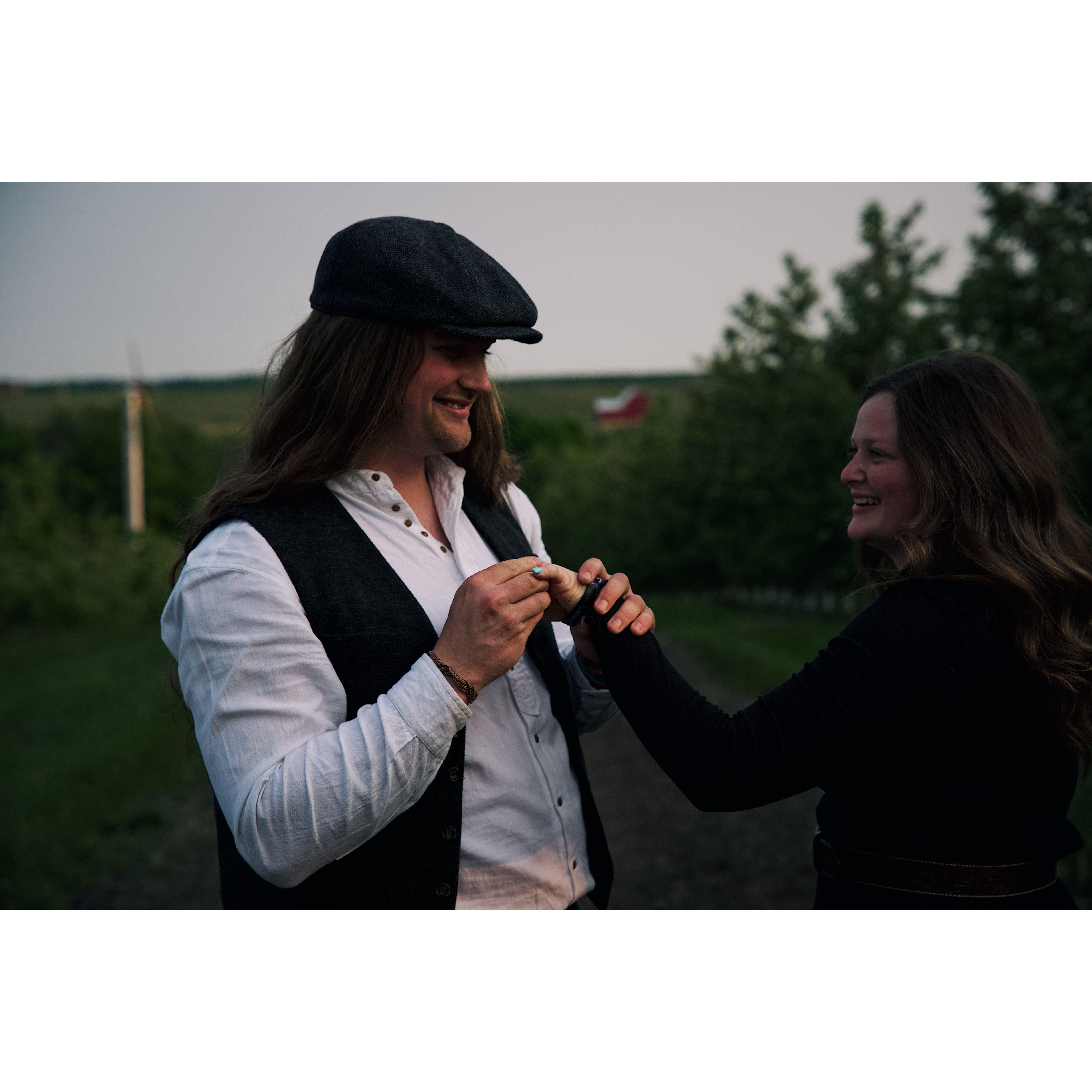 5/21/2023 Engagement Shoot Photo Credit: Hannah Kuhn