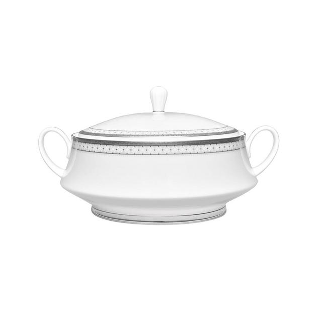 Noritake Rochester Platinum Covered Vegetable