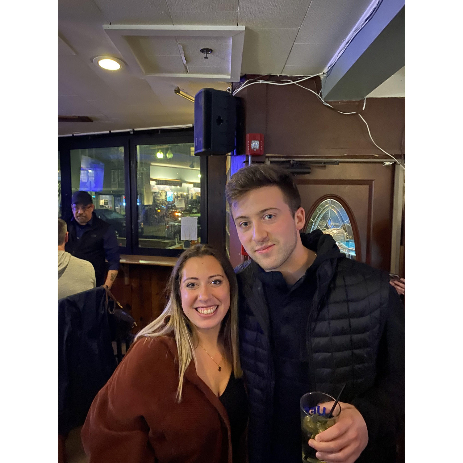 Leah and Jason at Tom English's!