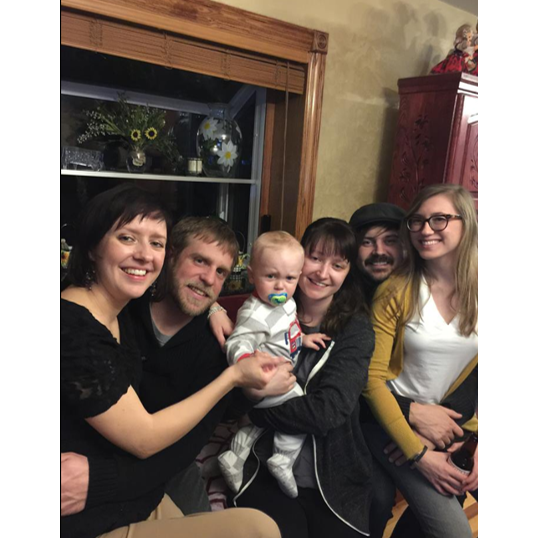 Quality time with Mark's family.