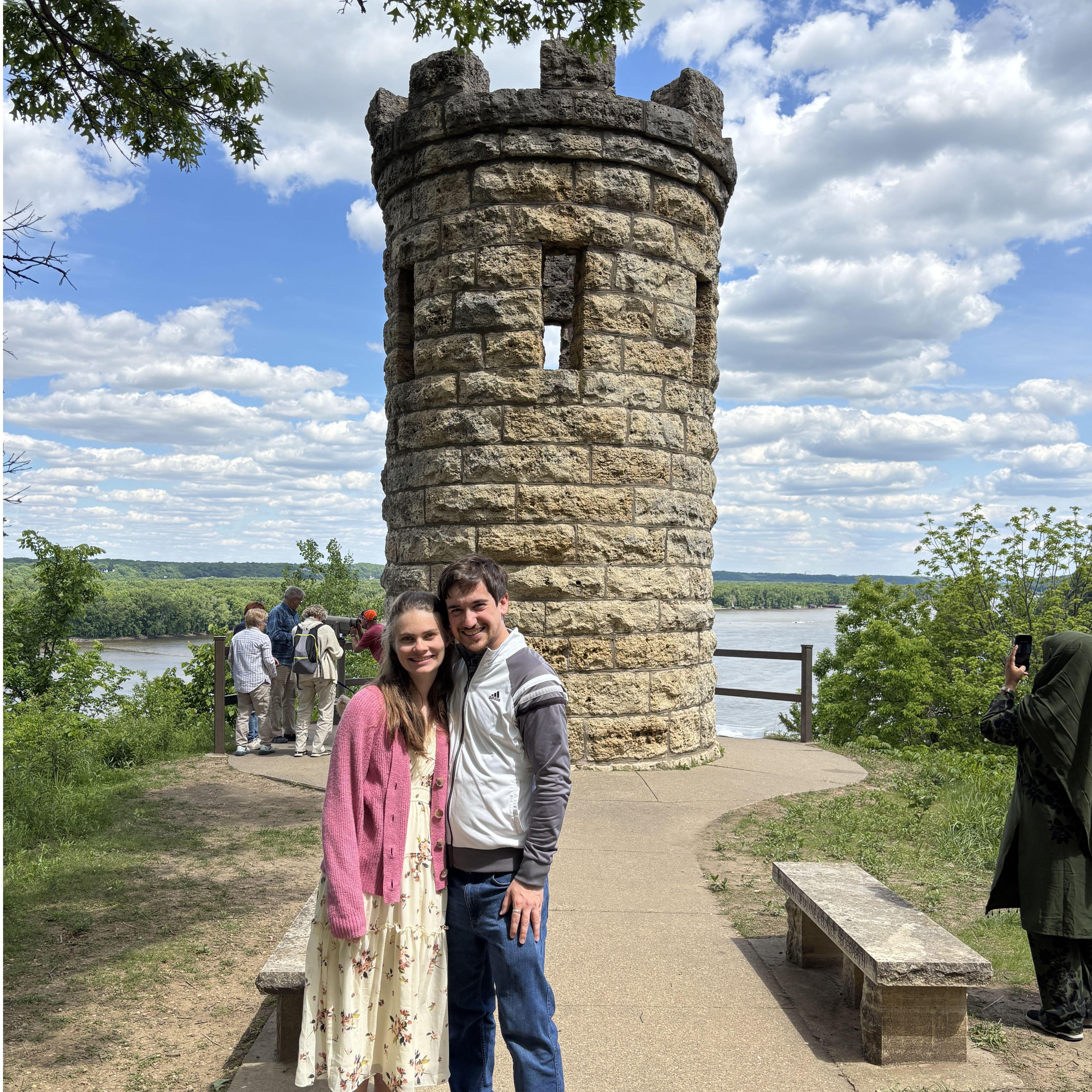At the Julien Dubuque monument in Iowa!