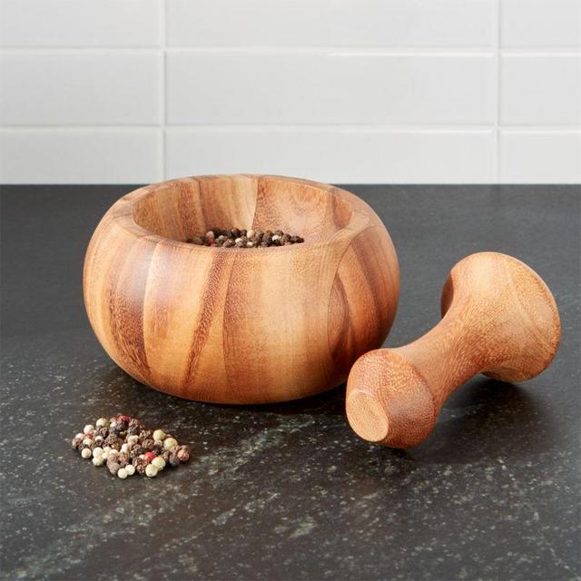 Acacia Mortar and Pestle