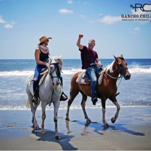 Horseback riding on the beaches of Nicaragua