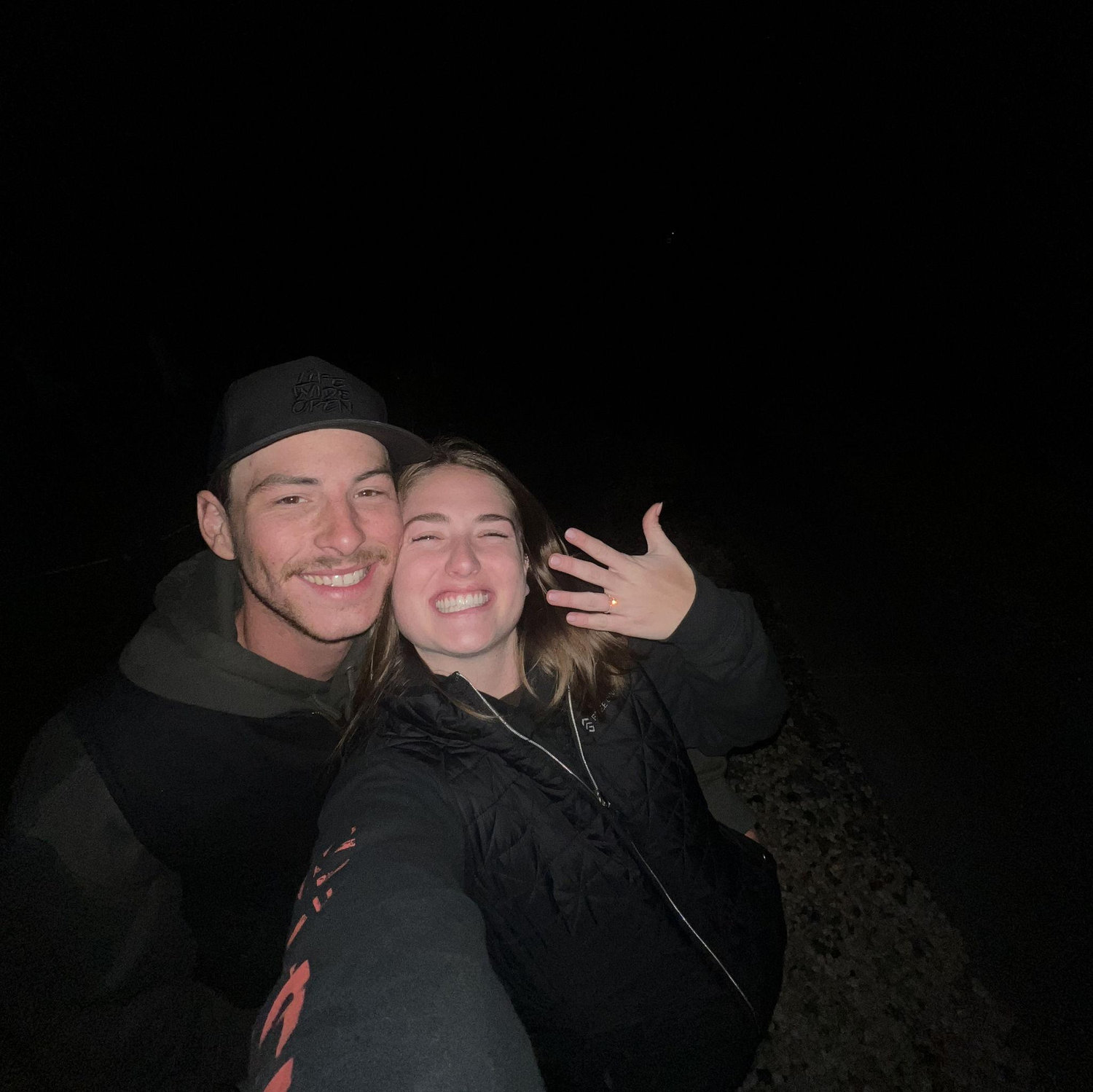 The night Bradley proposed!