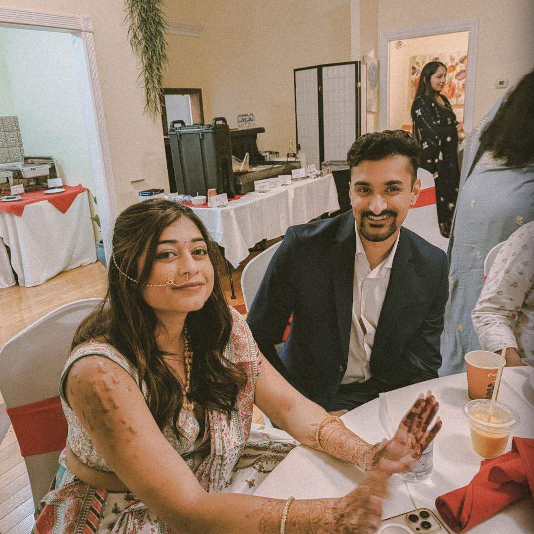 our pre-engagement dinner
