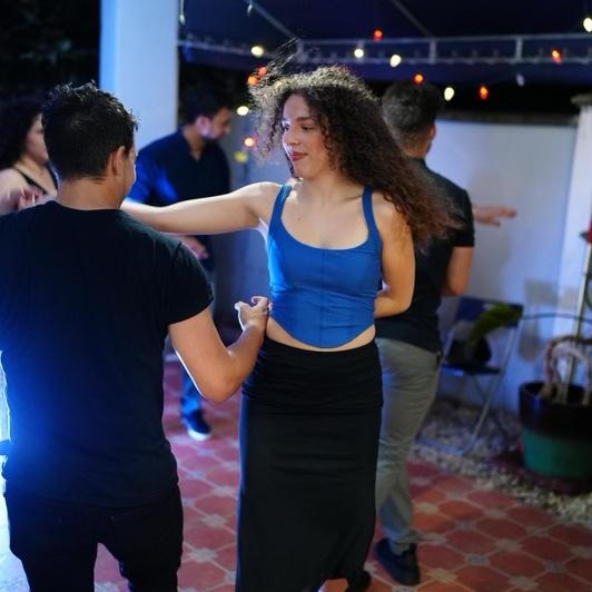 One of our favorite things to do is dance salsa together 12/30/24