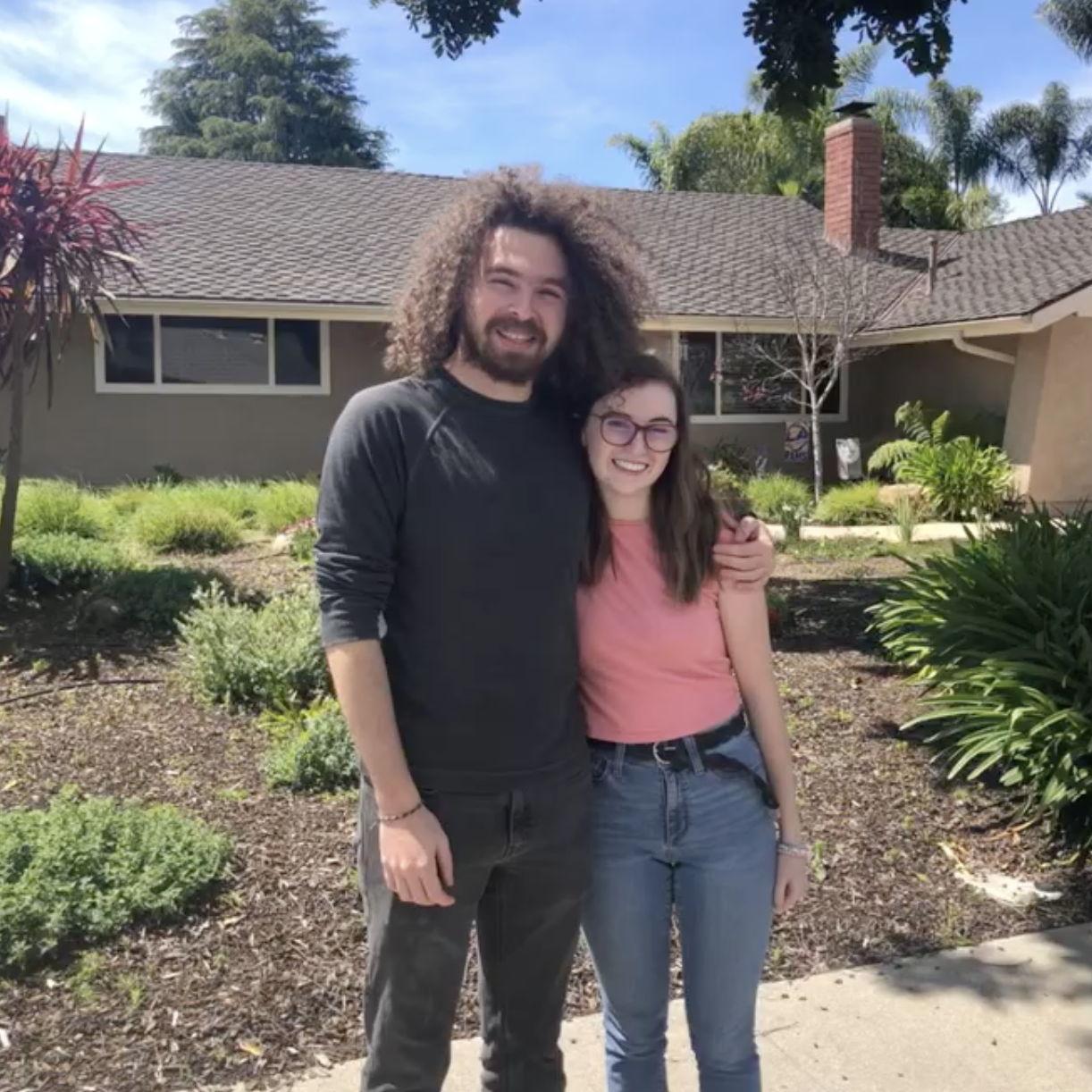 The first time we were in person after the Summer Training Program -- we became "official" the day this picture was taken (April 5th 2024)