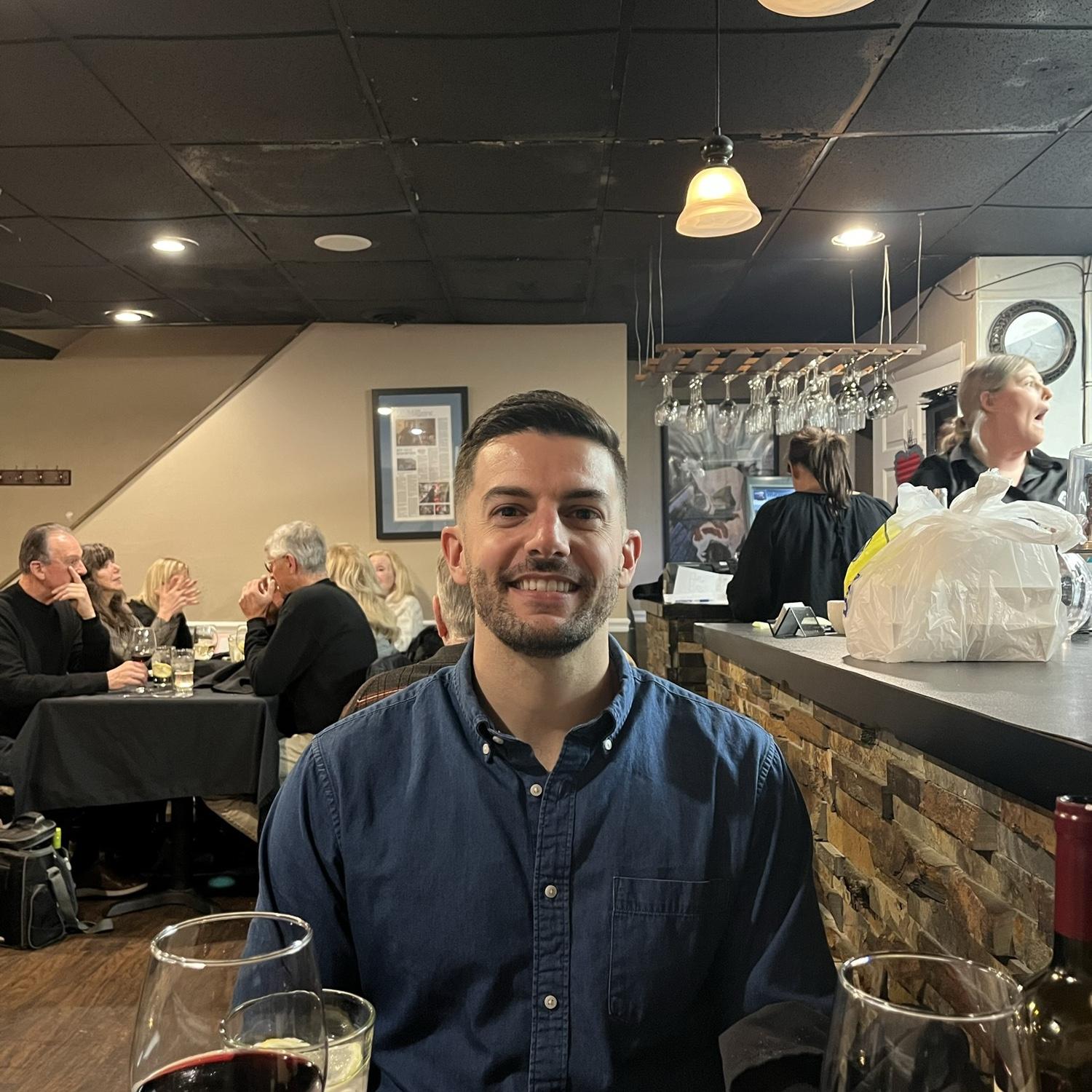 Eating at Cucina Vitale for Valentine’s Day!