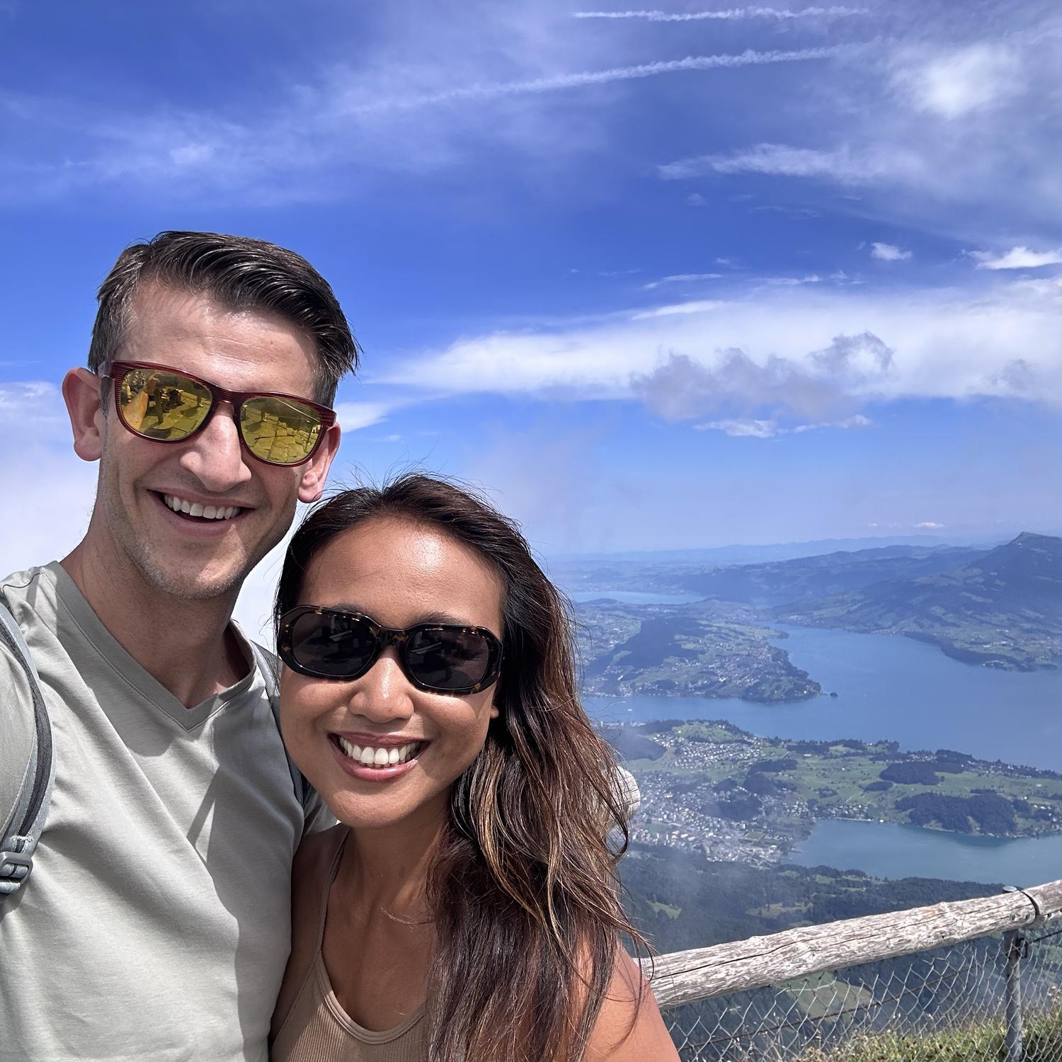 The top of Mt. Pilatus, Switzerland.